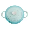 Crock Pot 125298.02R Artisan Enameled Cast Iron Braiser W/Lid, 5 Quart, Aqua