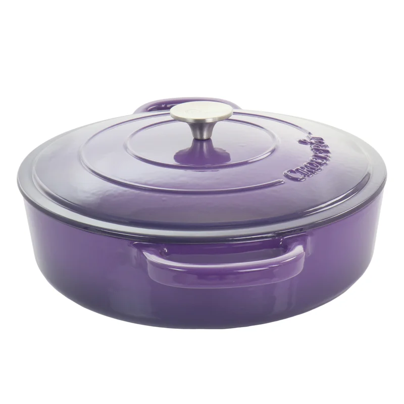 https://discounttoday.net/wp-content/uploads/2023/01/Crock-Pot-128607.02-Artisan-5-qt.-Round-Enameled-Cast-Iron-Braiser-Pan-with-Self-Basting-Lid-in-Lavender-Purple-1.webp