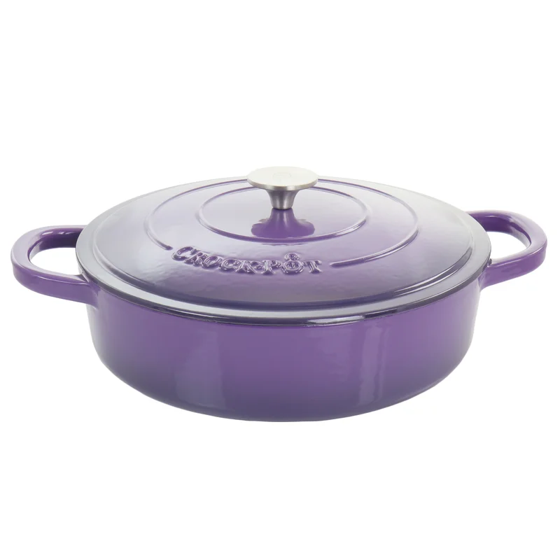 https://discounttoday.net/wp-content/uploads/2023/01/Crock-Pot-128607.02-Artisan-5-qt.-Round-Enameled-Cast-Iron-Braiser-Pan-with-Self-Basting-Lid-in-Lavender-Purple.webp