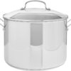 Cuisinart 76610-26G Chef's Classic 10-Quart Stockpot with Glass Cover,Brushed Stainless Cuisinart 76610-26G Chef's Classic 10-Quart Stockpot with Glass Cover,Brushed Stainless