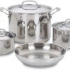 Cuisinart 77-7P1 7-Piece Chef's-Classic-Stainless Collection, Cookware Set