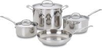 Cuisinart 7-Piece Cookware Set, Chef's Classic Stainless Steel Collection,  77-7P1