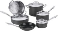 Cuisinart GG-10 Hard Anodized 10-Piece Set GreenGourmet, Black