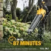 DEWALT DCBL722BWCB240C 20V MAX 125 MPH 450 CFM Cordless Brushless Handheld Blower