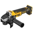 DEWALT DCG405B 20-Volt MAX XR Cordless Brushless 4-1/2 in. Slide Switch Small Angle Grinder with Kickback Brake (Tool-Only)
