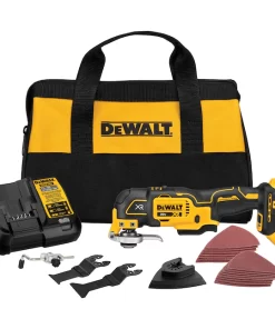 DEWALT DCS356SD1 XR 8-Piece Brushless 20-volt Max 3-speed Oscillating Multi-Tool Kit with Soft Case (1-Battery Included)