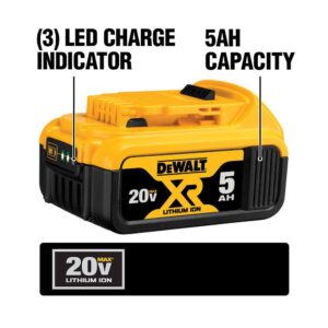DEWALT DCS367BW205 20-Volt MAX XR Cordless Brushless Compact Reciprocating Saw with (1) 20-Volt Battery 5.0Ah