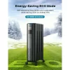 Dreo 1500W Oil Filled Space Heater, 40-95℉, 24h timer, 4 Modes, LED Display Screen and Remote, Universal wheels, Up to 300 sq.ft