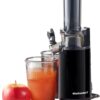 Elite Gourmet EJX600 Compact Small Space-Saving Masticating Slow Juicer, Cold Press Juice Extractor, Nutrient and Vitamin Dense, Easy to Clean, 16 oz Juice Cup, Charcoal Grey