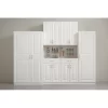 Estate ESBDD24SW 23.75-in W x 34.5-in H Wood Composite White Wall-mount Utility Storage Cabinet