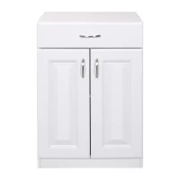 Estate ESBDD24SW 23.75-in W x 34.5-in H Wood Composite White Wall-mount Utility Storage Cabinet