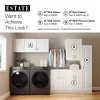 Estate ESBDD24SW 23.75-in W x 34.5-in H Wood Composite White Wall-mount Utility Storage Cabinet