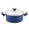 Farberware 17490 purECOok 12-Piece Aluminum Ceramic Nonstick Cookware Set in Blue Farberware 17490 purECOok 12-Piece Aluminum Ceramic Nonstick Cookware Set in Blue