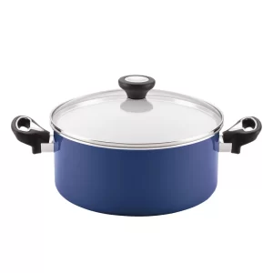 Farberware 17490 purECOok 12-Piece Aluminum Ceramic Nonstick Cookware Set in Blue