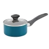 Farberware 20361 Dishwasher Safe 15-Piece Aluminum Nonstick Cookware Set in Teal Farberware 20361 Dishwasher Safe 15-Piece Aluminum Nonstick Cookware Set in Teal