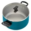 Farberware 20361 Dishwasher Safe 15-Piece Aluminum Nonstick Cookware Set in Teal Farberware 20361 Dishwasher Safe 15-Piece Aluminum Nonstick Cookware Set in Teal