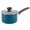 Farberware 20361 Dishwasher Safe 15-Piece Aluminum Nonstick Cookware Set in Teal Farberware 20361 Dishwasher Safe 15-Piece Aluminum Nonstick Cookware Set in Teal