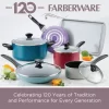 Farberware 21894 Dishwasher Safe 15-Piece Aluminum Nonstick Cookware Set in Aqua Farberware 21894 Dishwasher Safe 15-Piece Aluminum Nonstick Cookware Set in Aqua