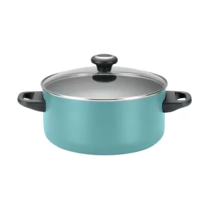Farberware 21926 High Performance Nonstick Cookware Pots and Pans Set Dishwasher Safe, 17 Piece, Aqua