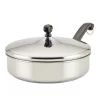 Farberware 50011 Classic Series 10 in. Stainless Steel Nonstick Frying Pan with Glass Lid