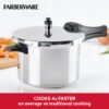 Farberware 6-Quart Aluminum Stovetop Pressure Cooker, 15 PSI Farberware 6-Quart Aluminum Stovetop Pressure Cooker, 15 PSI