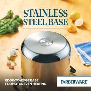 Farberware 71534 Classic Series 11 qt. Stainless Steel Stock Pot with Lid