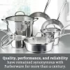 Farberware 75653 Millennium 10-Piece Stainless Steel Cookware Set Farberware 75653 Millennium 10-Piece Stainless Steel Cookware Set