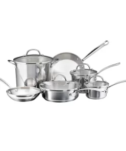Farberware 75653 Millennium 10-Piece Stainless Steel Cookware Set