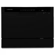 Farberware FCD06ABBBKA Professional Countertop Portable Dishwasher in Black with 6-Place Settings Capacity