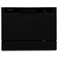 Farberware FCD06ABBBKA Professional Countertop Portable Dishwasher in Black with 6-Place Settings Capacity