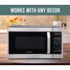Farberware FMO07AHTBKJ Classic 0.7 cu. Ft. Countertop Microwave in Brushed Stainless Steel