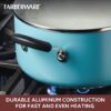 Farberware Smart Control Nonstick Stock Pot/Stockpot with Lid, 6 Quart, Aqua Farberware Smart Control Nonstick Stock Pot/Stockpot with Lid, 6 Quart, Aqua