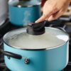 Farberware Smart Control Nonstick Stock Pot/Stockpot with Lid, 6 Quart, Aqua Farberware Smart Control Nonstick Stock Pot/Stockpot with Lid, 6 Quart, Aqua