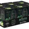 Fonti Di Crodo Mojito, Italian Sparkling Beverage with Lime & Mint, 11.2 Oz. Cans (Pack of 24)