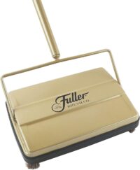 Fuller Brush 17031 Electrostatic Carpet & Floor Sweeper - 9" Cleaning Path - Lightweight - Ideal for Crumby Messes - Works On Carpets & Hard Floor Surfaces - Rich Gold