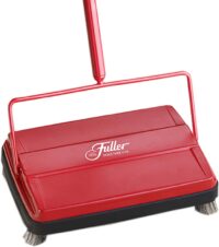 Fuller Brush 17052 Electrostatic Carpet & Floor Sweeper - 9" Cleaning Path - Lightweight - Ideal for Crumby Messes - Works On Carpets & Hard Floor Surfaces Red