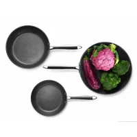 GRANITESTONE 7197 Professional 3-Piece Aluminum Ultra-Nonstick Hard Anodized Diamond Infused Fry Pan Set (8 in., 10 in., 12 in.)