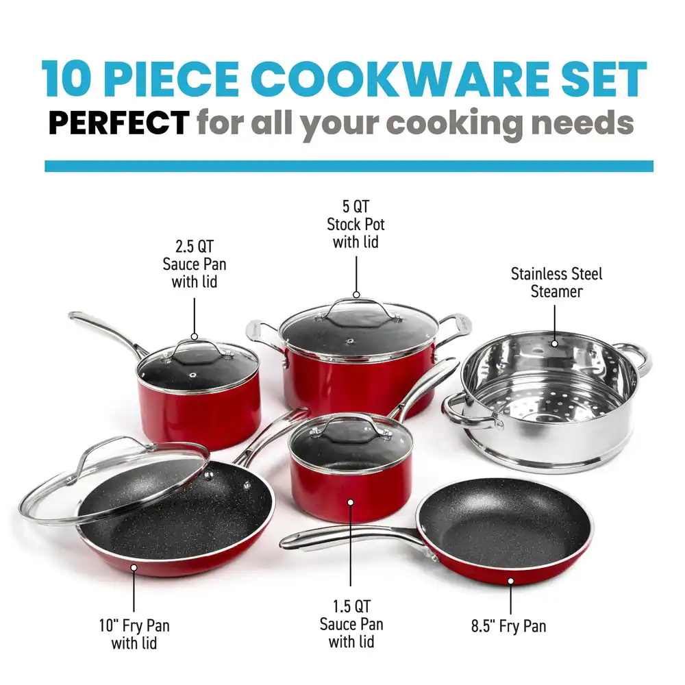https://discounttoday.net/wp-content/uploads/2023/01/GRANITESTONE-7208-10-Piece-Aluminum-Red-Ultra-Durable-Non-Stick-Diamond-Infused-Cookware-Set-with-Glass-Lids-1.webp