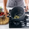 GreenPan Levels Stackable Hard Anodized Healthy Ceramic Nonstick 11 Piece Cookware Pots and Pans Set