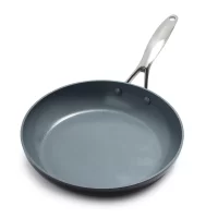 GreenPan Valencia Pro Hard Anodized Healthy Ceramic Nonstick 10" Frying Pan Skillet, PFAS-Free, Induction, Dishwasher Safe, Oven Safe, Gray