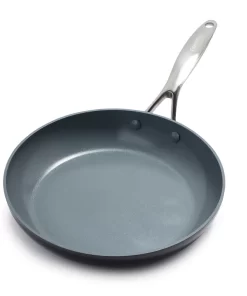 GreenPan Valencia Pro Hard Anodized Healthy Ceramic Nonstick 10" Frying Pan Skillet, PFAS-Free, Induction, Dishwasher Safe, Oven Safe, Gray