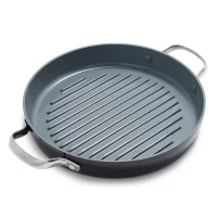GreenPan Valencia Pro Hard Anodized Healthy Ceramic Nonstick 11" Grill Pan
