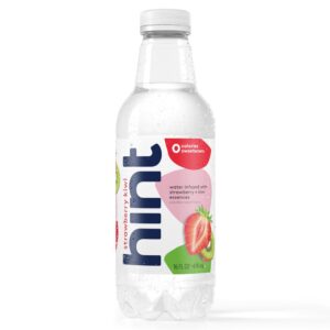 Hint Strawberry Kiwi Essences Sparkling Water, 16 Fl Oz, 12 Pack Bottles