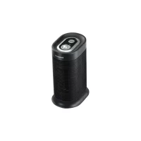Honeywell AllergenPlus HEPA Tower Air Purifier, Airborne Allergen Reducer for Small Rooms (75 sq ft), Black - Wildlfire/Smoke, Pollen, Pet Dander, and Dust Air Purifier, HPA060
