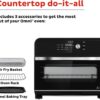 Instant Omni Air Fryer Toaster Oven Combo 19 QT/18L, From the Makers of Instant Pot, 7-in-1 Functions, Fits a 12