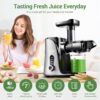 Juicer Machines,AMZCHEF Slow Masticating Juicer Extractor, Cold Press Juicer with Two Speed Modes, Travel bottle(500ML),LED display, Easy to Clean Brush & Quiet Motor for Vegetables&Fruits,Gray Juicer Machines,AMZCHEF Slow Masticating Juicer Extractor, Cold Press Juicer with Two Speed Modes, Travel bottle(500ML),LED display, Easy to Clean Brush & Quiet Motor for Vegetables&Fruits,Gray