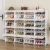 Just Buy IT Portable Shoe Rack Organizer 8-Tier Portable 64 Pair Shoe