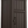 Keter 245523 Delivery Box for Porch with Lockable Secure Storage Compartment to Keep Packages Safe, One size, Brown