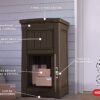 Keter 245523 Delivery Box for Porch with Lockable Secure Storage Compartment to Keep Packages Safe, One size, Brown Keter 245523 Delivery Box for Porch with Lockable Secure Storage Compartment to Keep Packages Safe, One size, Brown