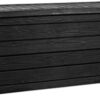 Keter Westwood 150 Gallon All Weather Outdoor Patio Storage Deck Box and Bench Keter Westwood 150 Gallon All Weather Outdoor Patio Storage Deck Box and Bench